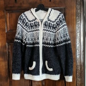 Llama zip up hoodie from Peru!